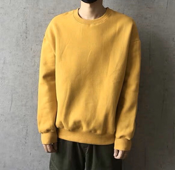 [Hoàn Tiền 15%] Áo Sweater Nỉ Bông Tay Dài Trơn Basic Unisex Nam Nữ