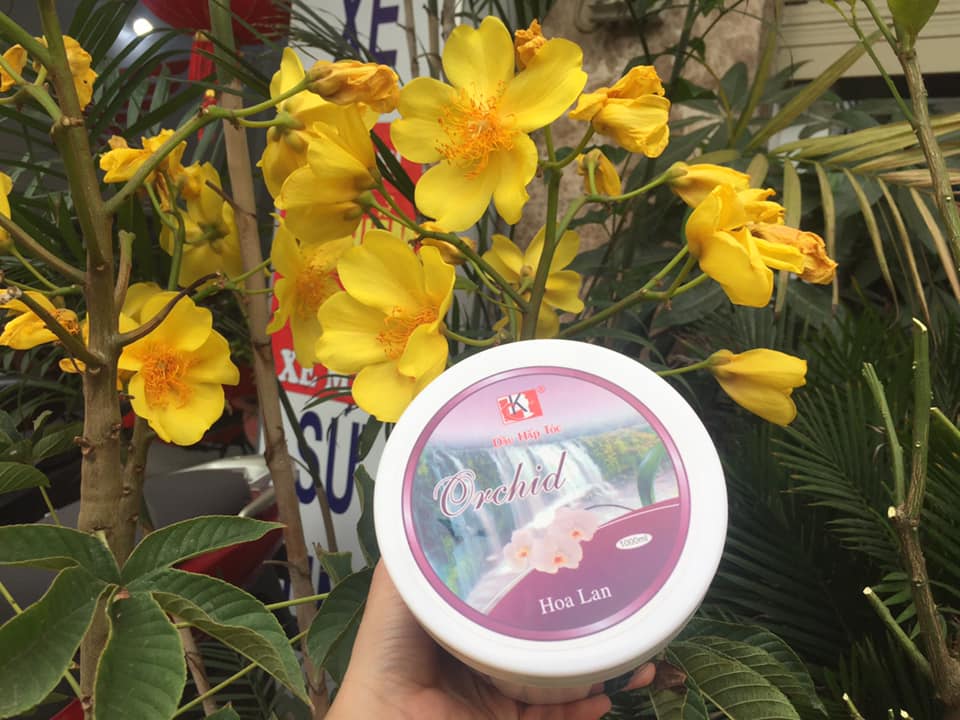 Kem ủ tóc hấp dầu xả tóc Hoa Lan LK Mềm Mượt tóc 1000 ml