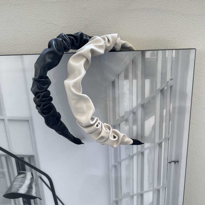 Cài tóc Leather headband Hàn Quốc