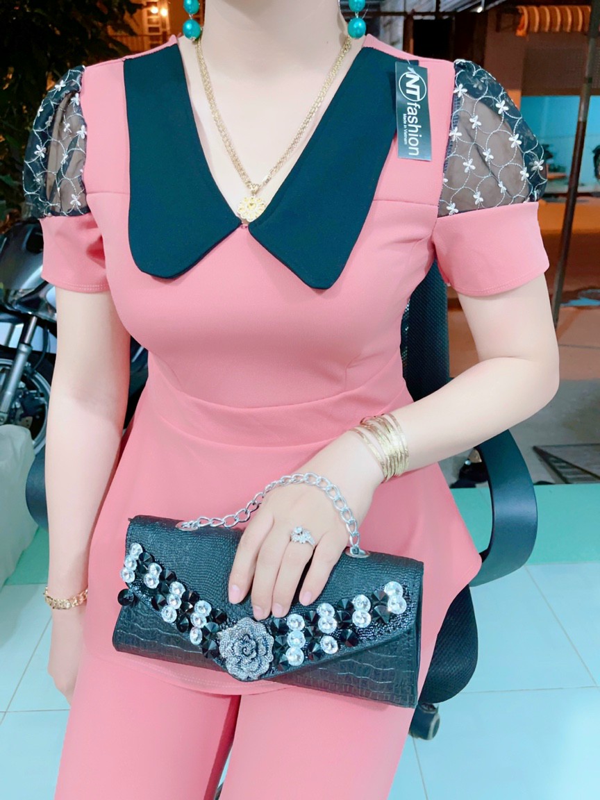 [HCM]set bộ nữ thời trang thun cát hàn