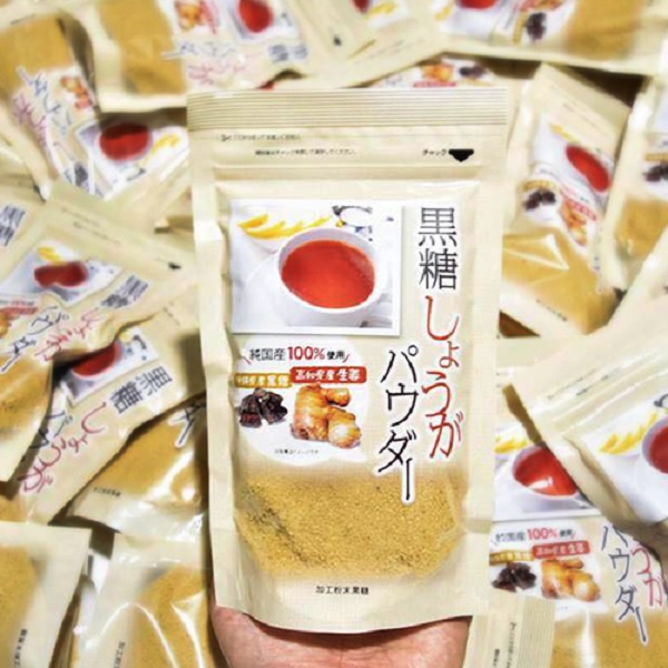 Trà Gừng Đường Nâu Nhật Bản (túi 250g)