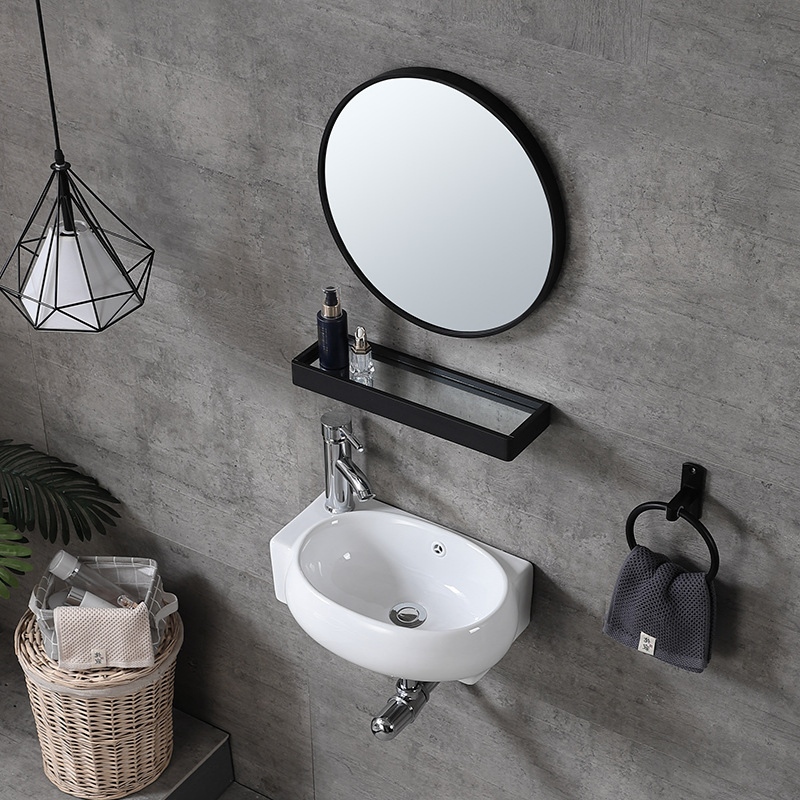 Bộ chậu lavabo mini treo tường