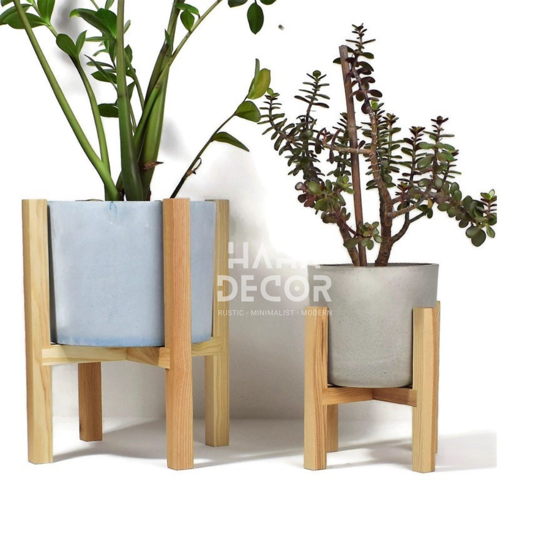 Chân Đế Gỗ đặt cây cảnh Kệ Gỗ Để Chậu Cây CCG01
