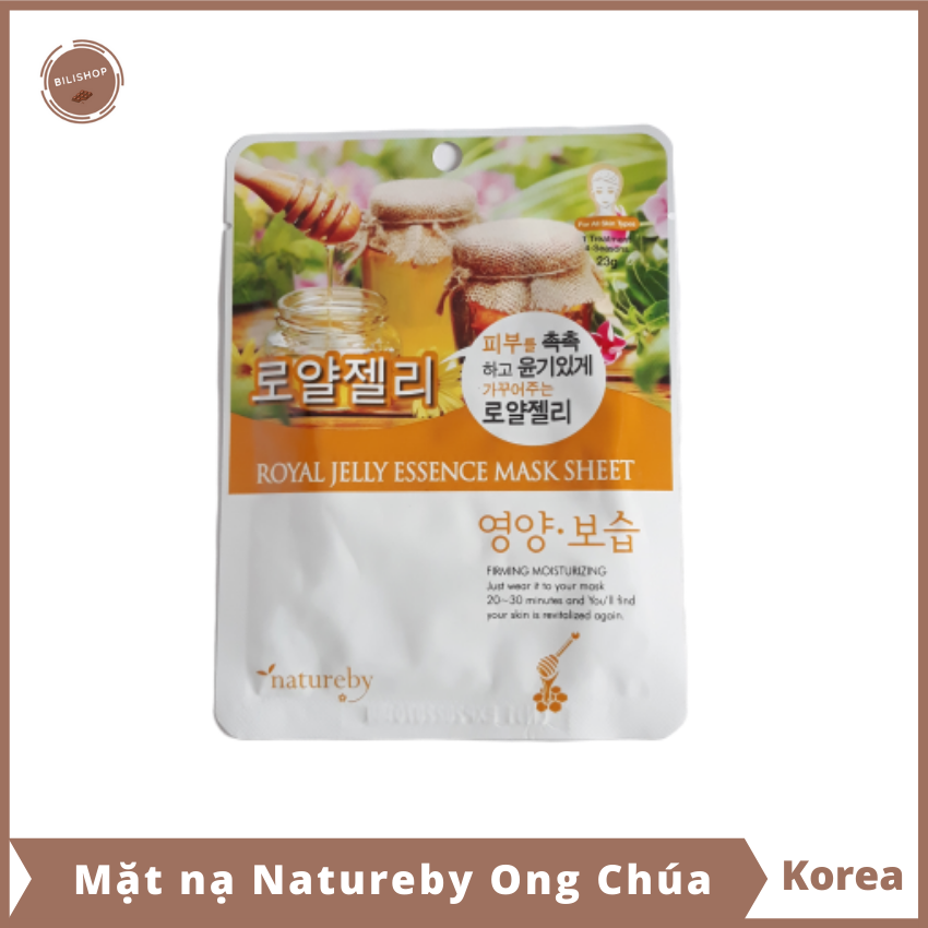 [HCM]Mặt nạ dưỡng da Natureby Hàn Quốc - Combo 10 miếng