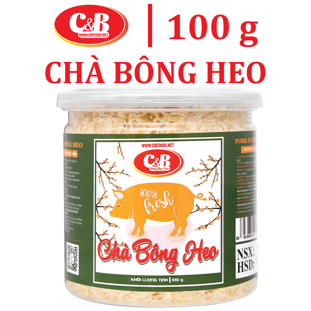 CHÀ BÔNG HEO C&B HỘP 100G