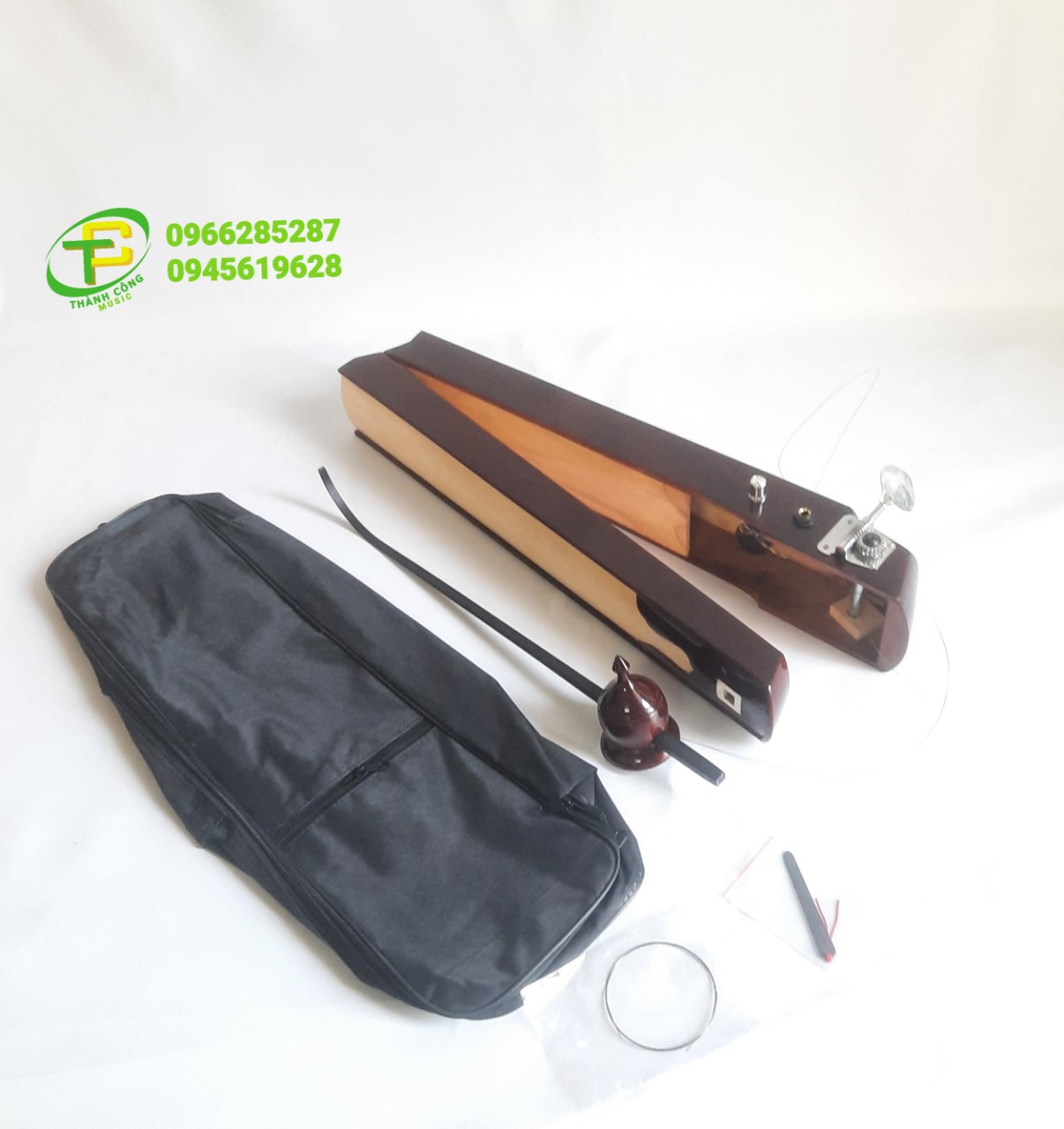 Đàn bầu giá rẻ tặng kèm bao đựng, phím gãy