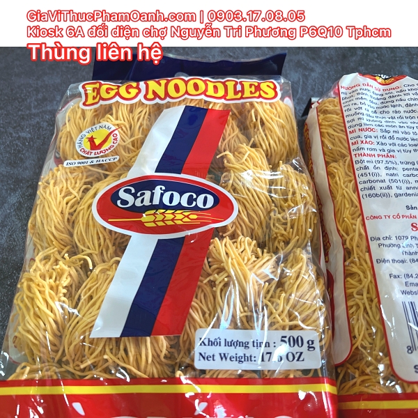 Thin string egg noodles Safoco