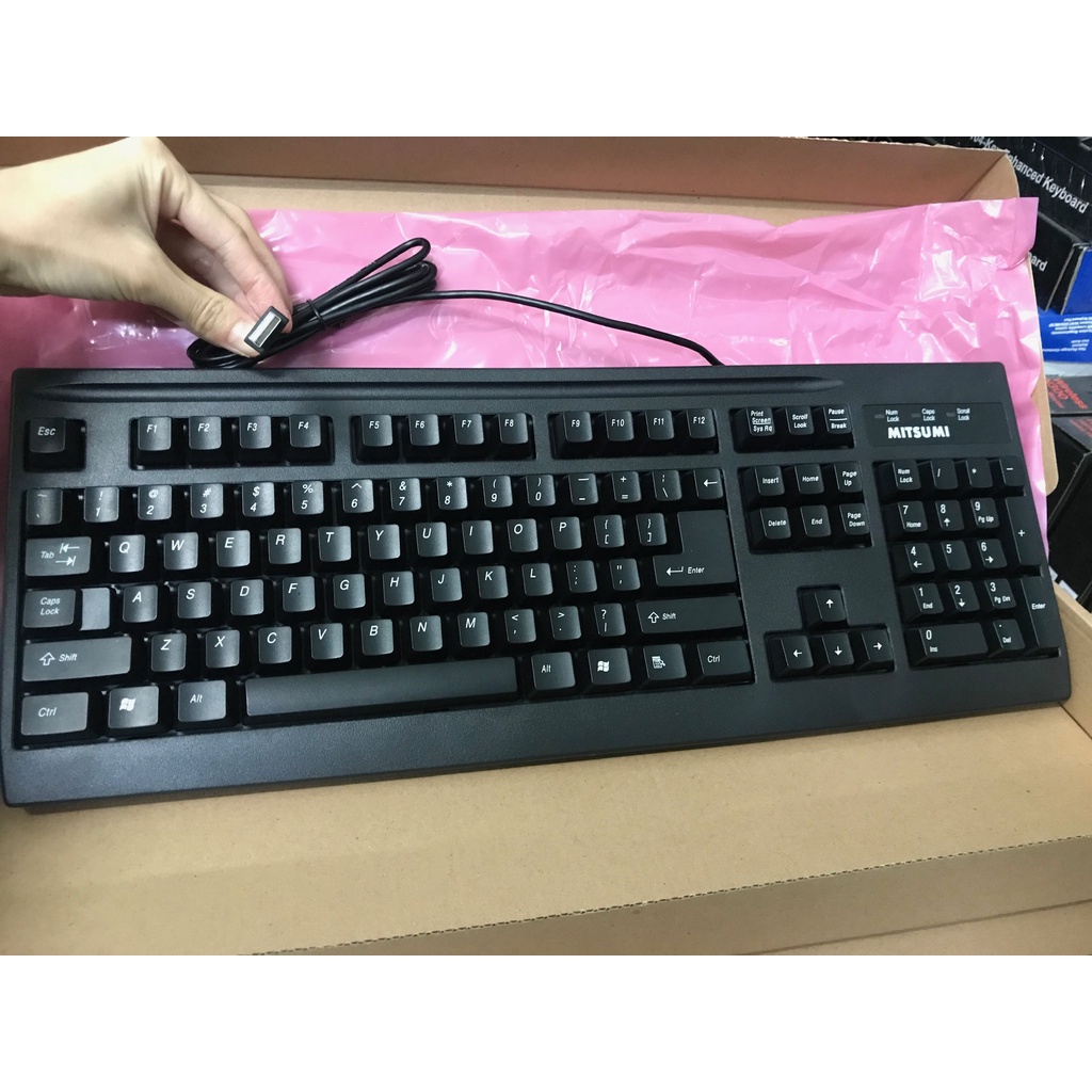 Bàn phím Mitsumi kết nối cổng usb (Tiếng Hoa)