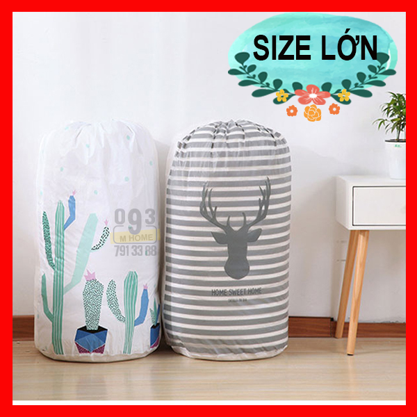 Combo 2 Storage Bags, Clothes Blanket Pillow Box Clothing Sweater Box Pouch Holder Organizer