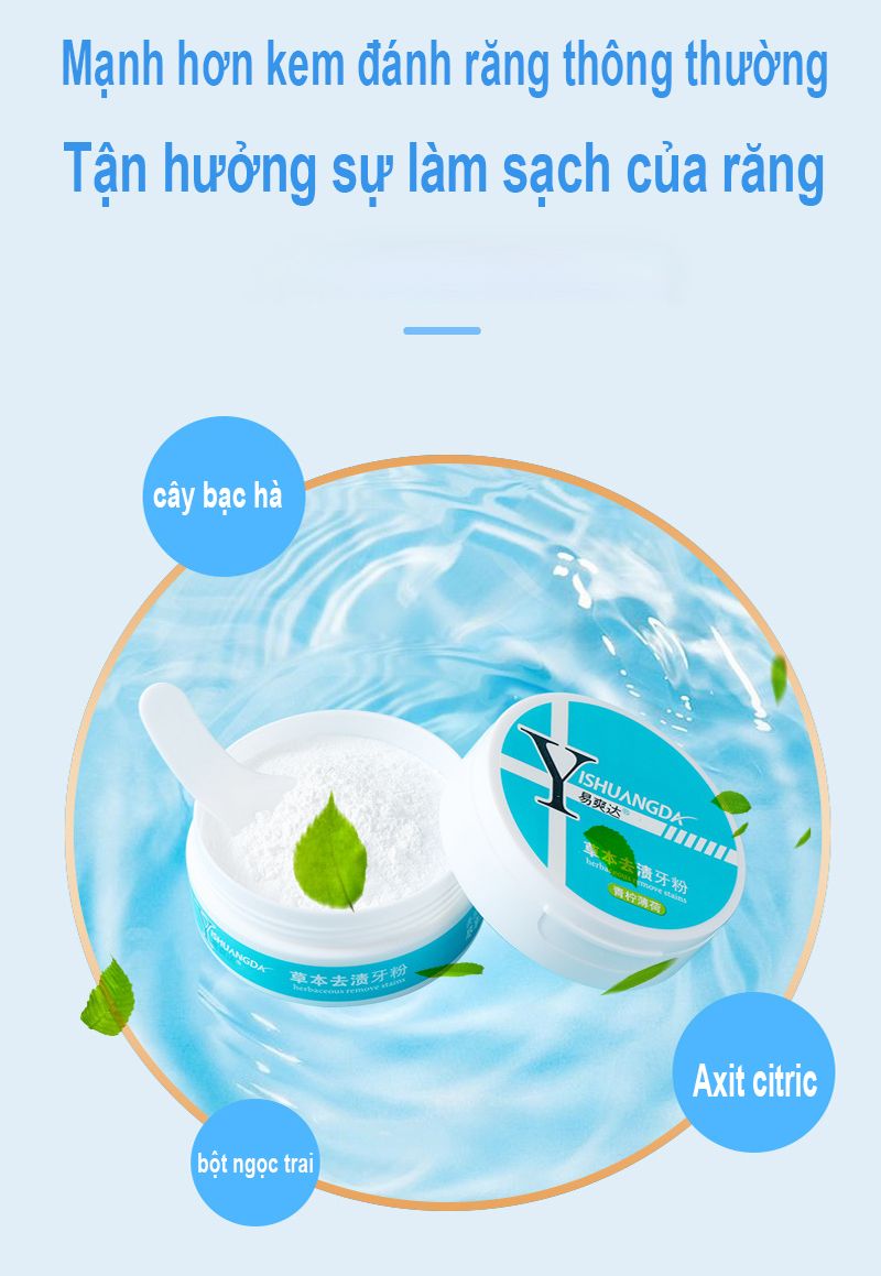 Tinh chất làm trắng răng ,bột trắng răng nhanh chóng