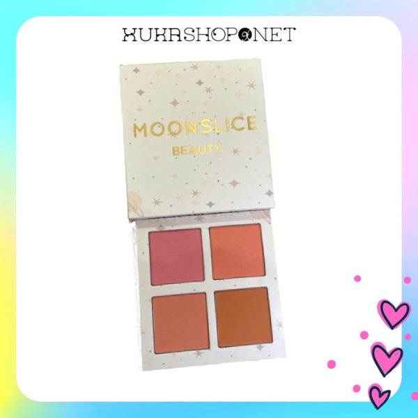 Bảng má hồng 4 ô Moon Slice Beauty Brush Palette trang điểm tự nhiên