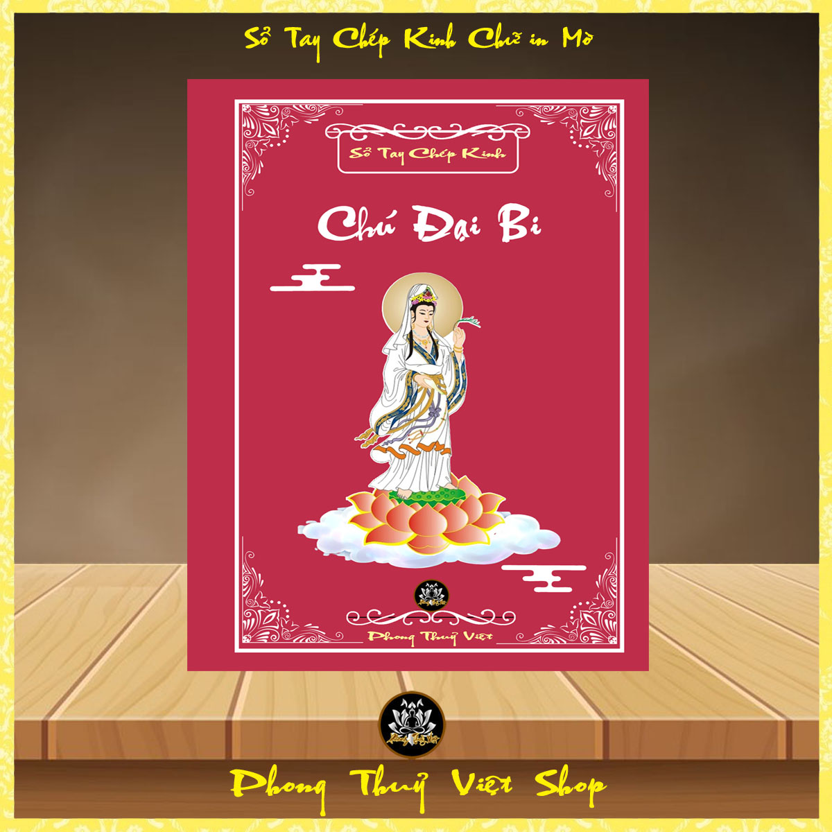 Sổ tay chép kinh chữ in mờ Chú Đại Bi