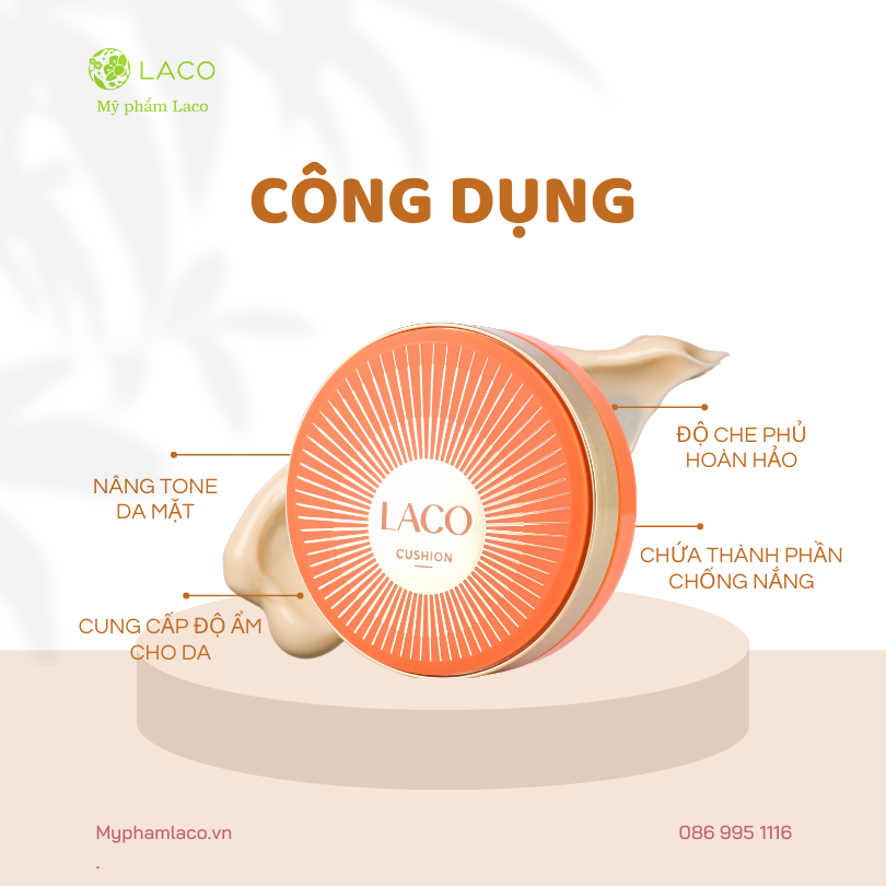 phấn nước phủ cc laco cushion laco