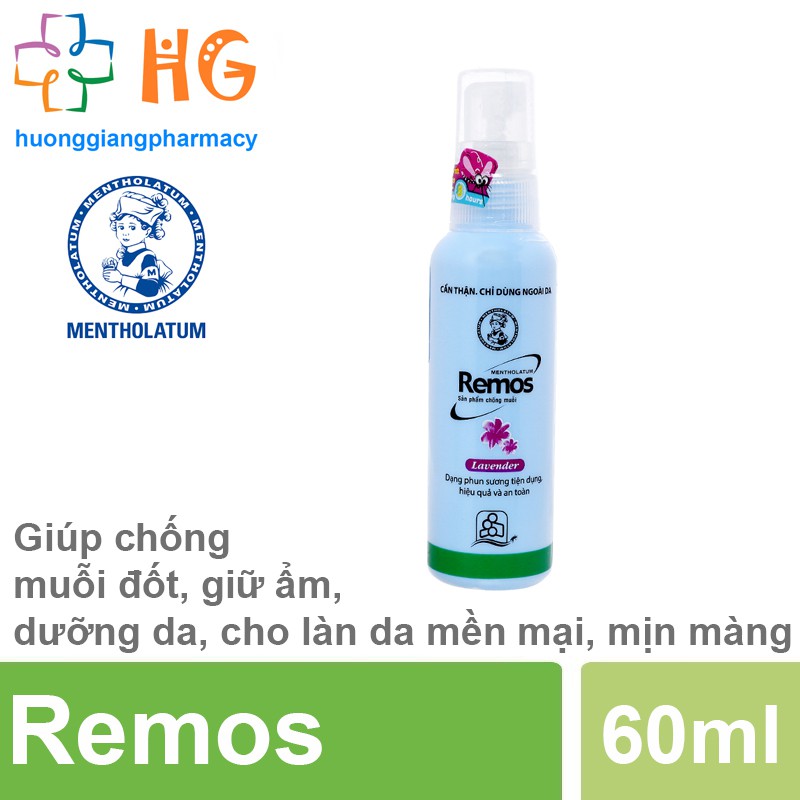 Xịt chống muỗi Remos mentholatum