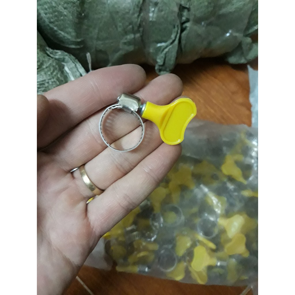 Đai Inox Siết Ống Có Tay Vặn- Dây Siết Ống Chống Rỉ Nước- Đai Siết Ống Cao Su