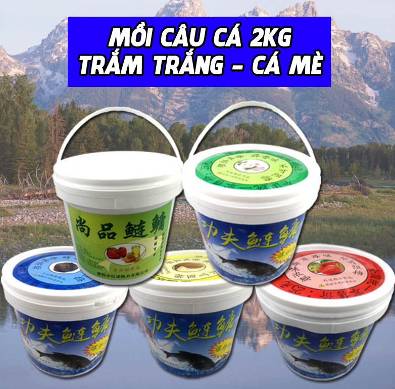 Mồi cá cá mè, cá trắm trắng 2kg