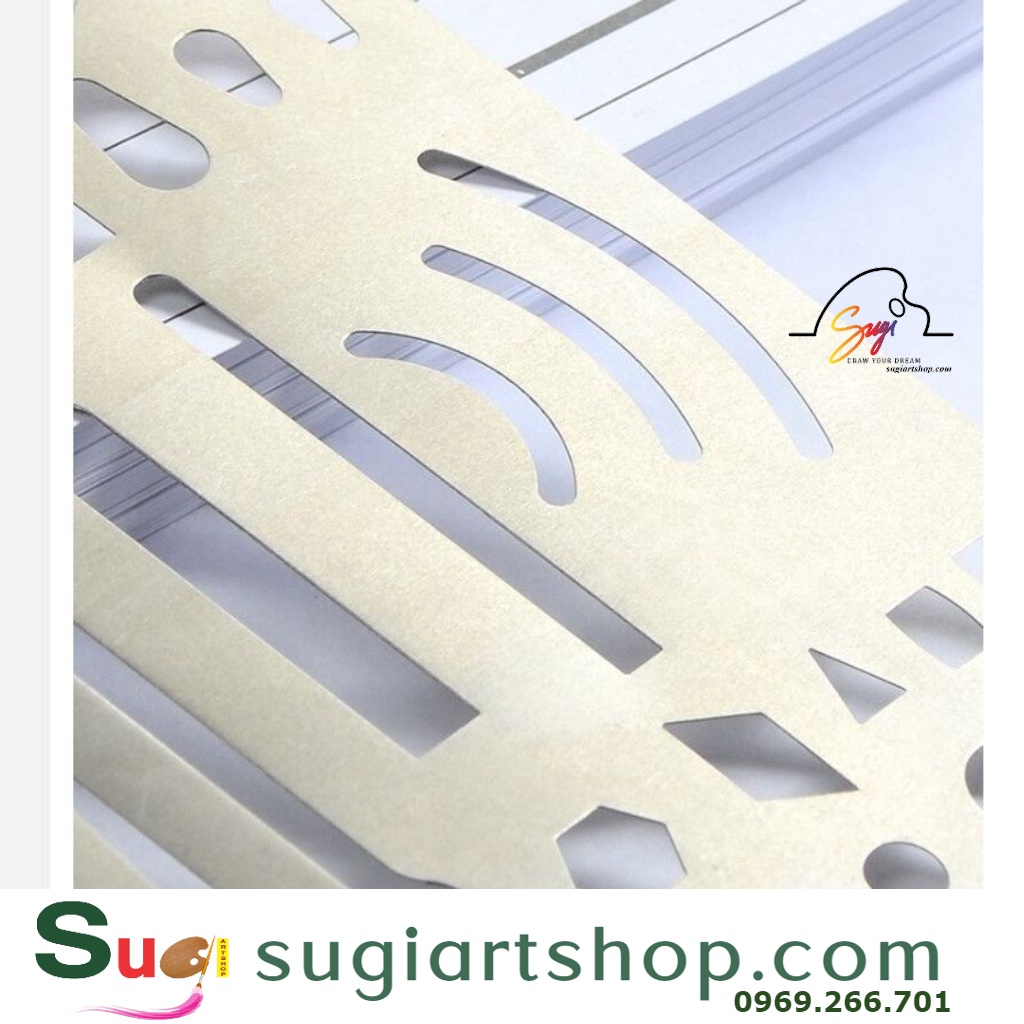 Thước Che Tẩy - Erasing Shield - Thước Chắn tẩy