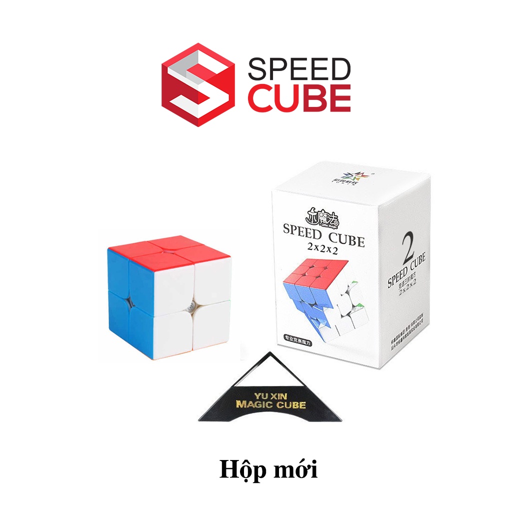 Rubik 2x2 Yuxin Litle Magic stickerless Rubic 2 Tầng Shop Speed Cube