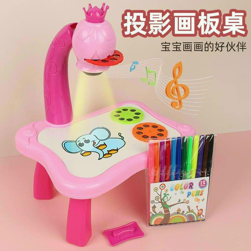 Bàn Học Vẽ Có Máy Chiếu Thông Minh Cho Bé