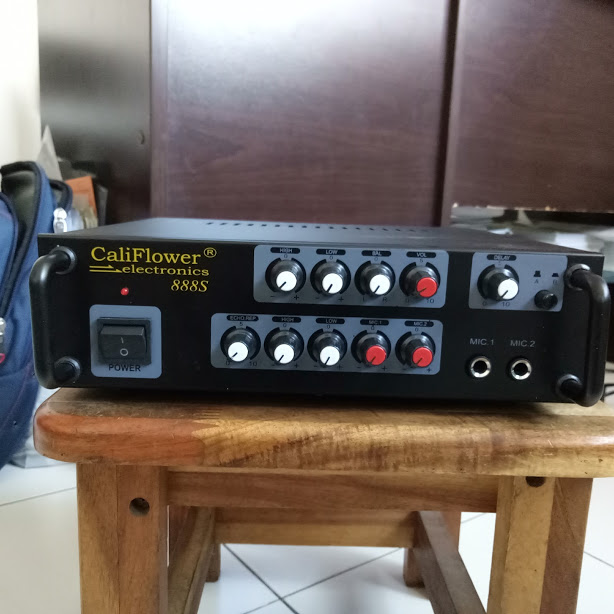 [HCM]Amply Karaoke mini AC / DC 12V CALIFLOWER 888S