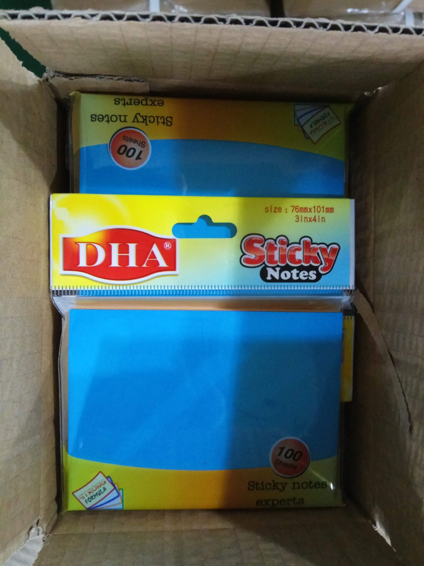 [HCM]Combo 2 xấp giấy note dạ quang 5 màu DH-9718 size 3x4