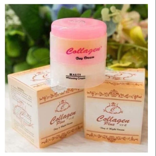 Kem collagen plus vit e kem dưỡng trắng da mặt