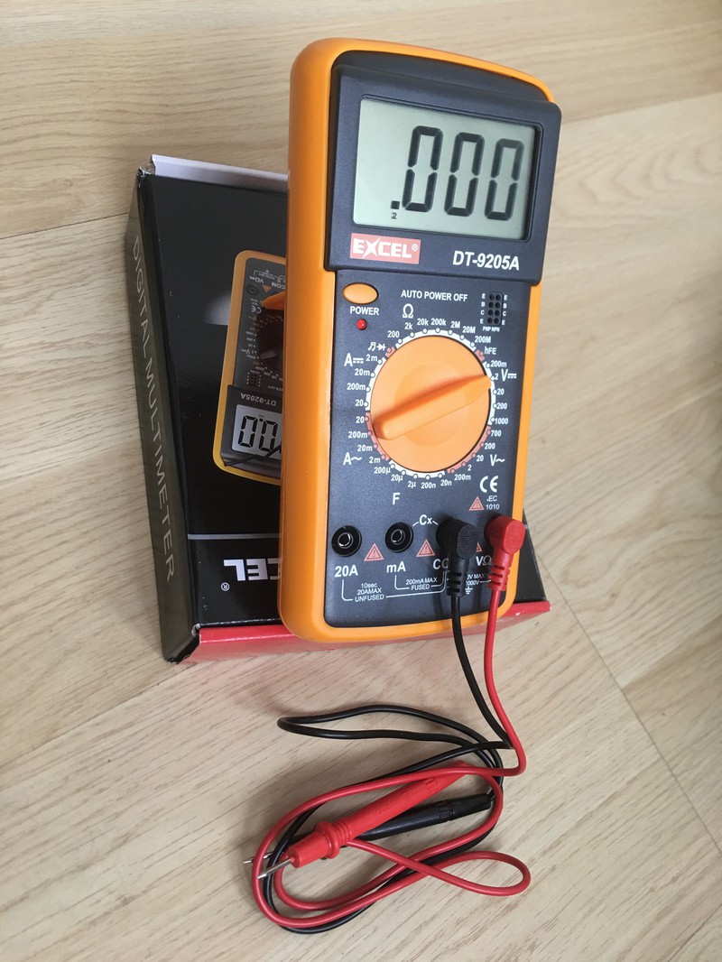 Đồng hồ đo vạn năng Excel DT-9205A [ mẩu 2019]