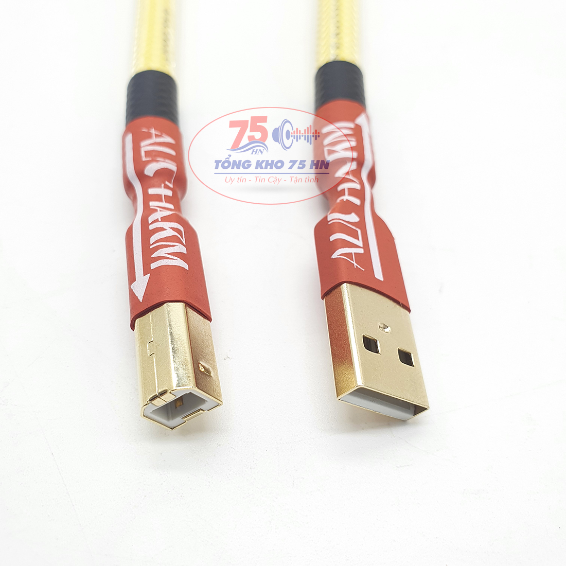 Cáp USB Aucharm 2 Đầu Type A-B Kết Nối Với DAC