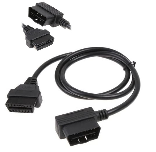 Dây Cáp [1 Mét] Nối Dài Cổng OBD II 16 Chân