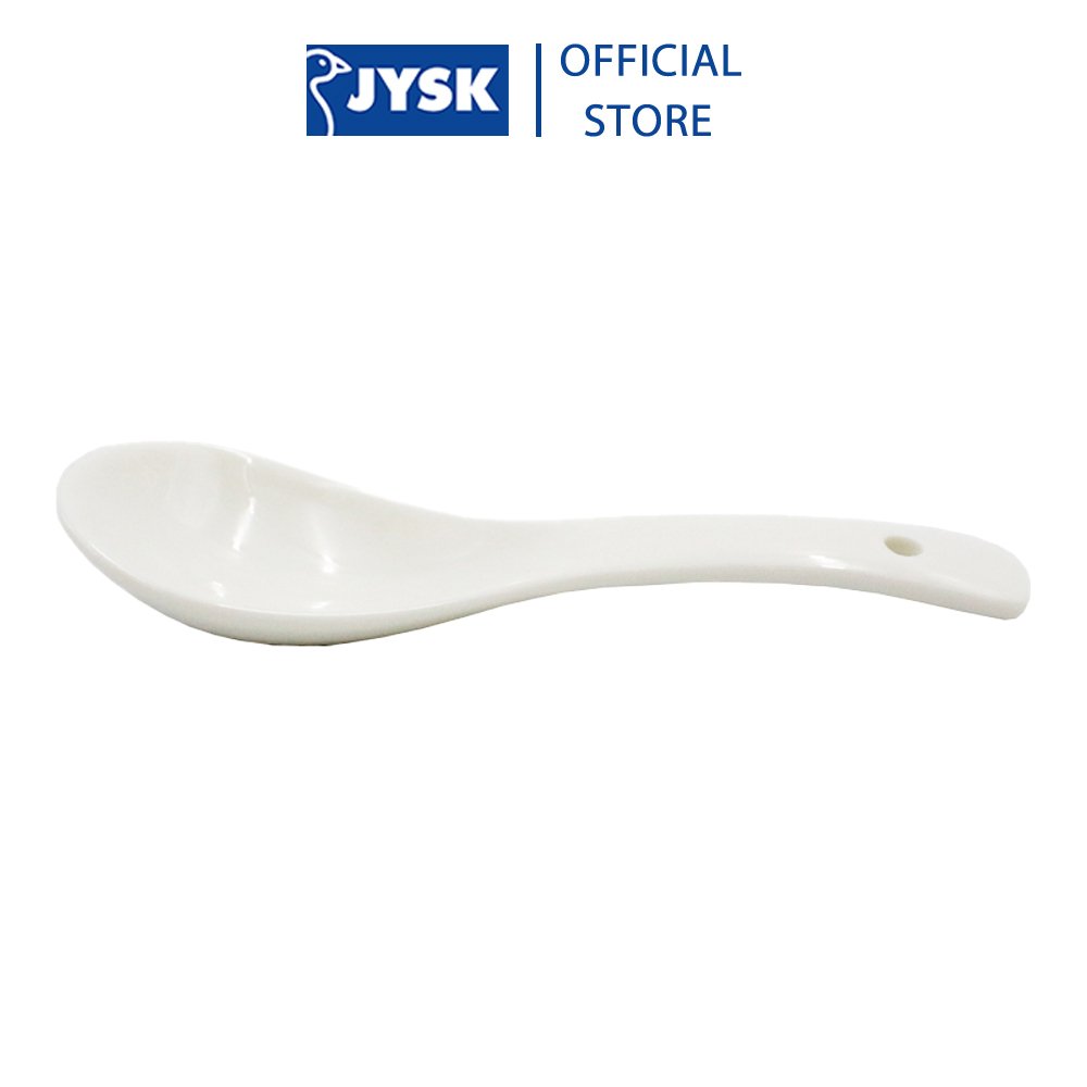 Thìa | jysk nid | sứ trắng bóng | d13x4x3cm