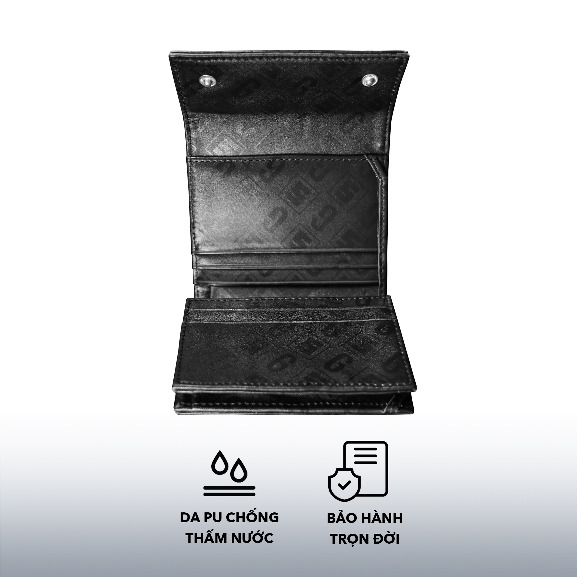 Ví Da Thật SAIGON SWAGGER ECLIPSE SHORT FLAP WALLET