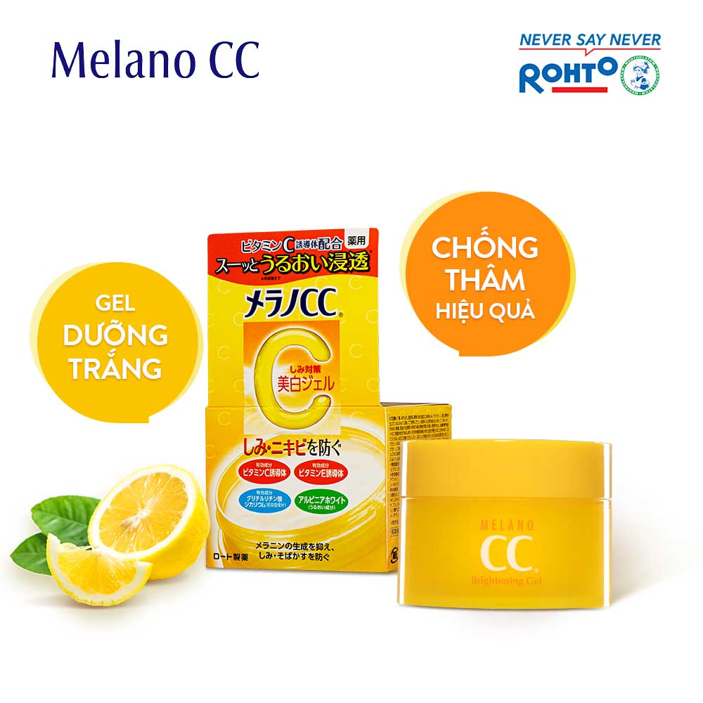 Gel dưỡng trắng da, cải thiện thâm sạm & đốm nâu Melano CC Whitening Gel 100g