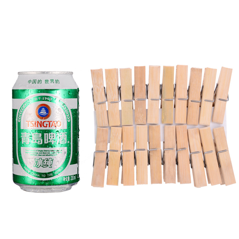 Set 20 Kẹp Phơi Quần Áo Bằng Gỗ (1 Túi 20 Kẹp)