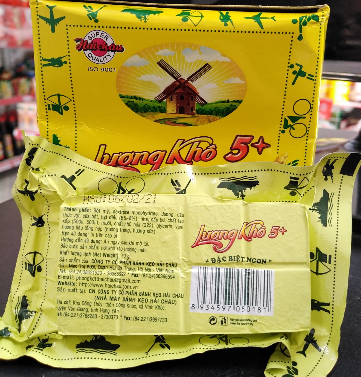 Lương khô Hải Châu 5+