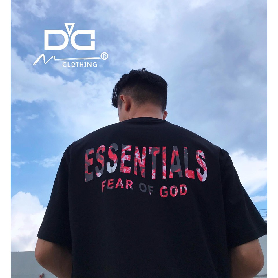 Áo thun cotton ESSENTIALS DCSG (KÈM ẢNH THẬT)