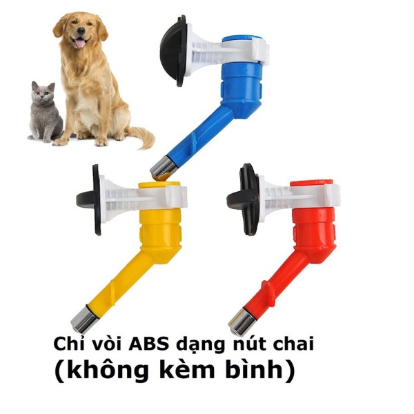 HN-Vòi treo chuồng chó tự động cấp nước cho thú cưng (đai to) ((không bình)