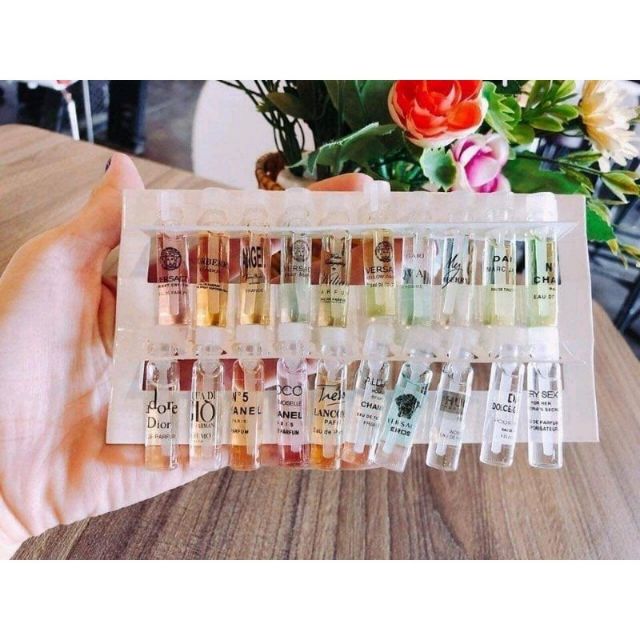 [THANH LÝ GIÁ SHOCK] Set Bộ Test Nước Hoa 20 Chai (2ml/Chai)