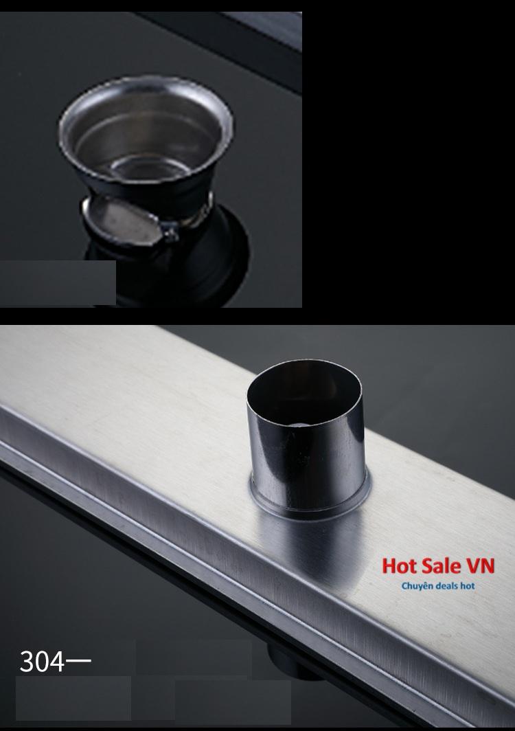 Ga thoát sàn loại dài 40cm, inox 304