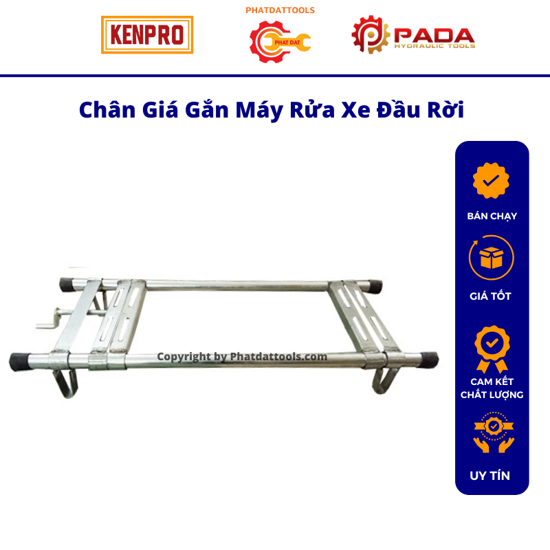 Chân giá gắn máy rửa xe đầu rời