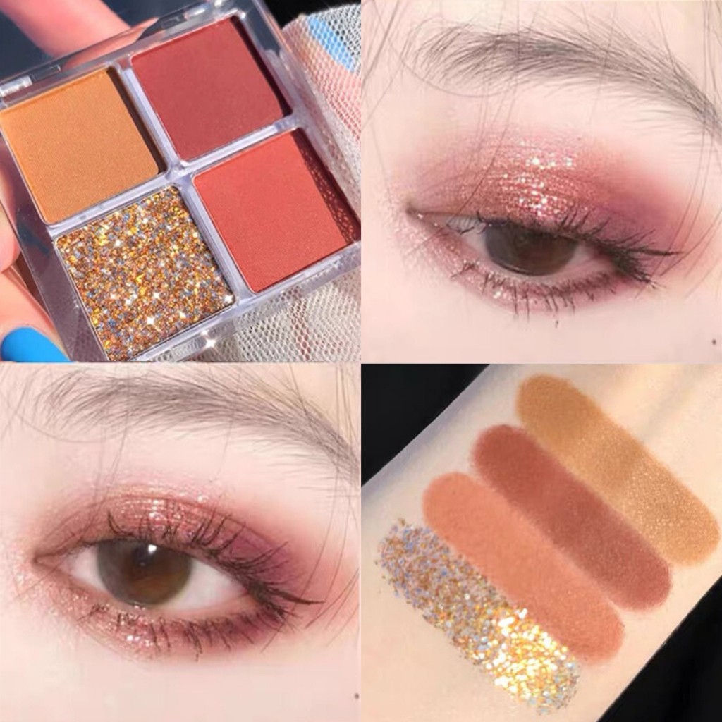 Phấn mắt 4 ô DIKALU màu siêu đẹp