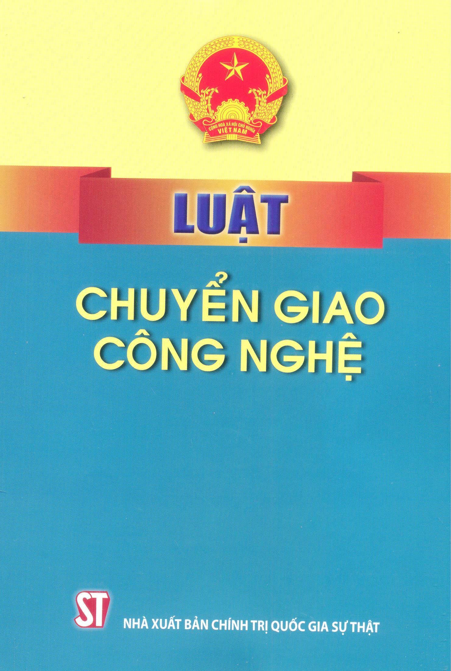 Luật Chuyển Giao Công Nghệ - Nhiều Tác Giả