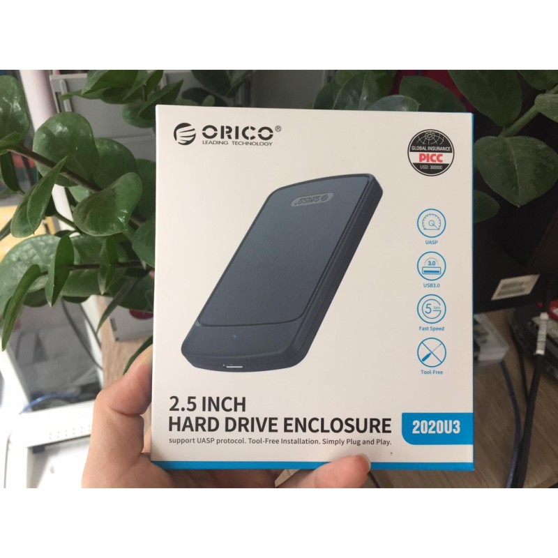 Bảng giá Box HDD 2.5 USB 3.0 Orico 2020u3, sản phẩm tốt với chất lượng và độ bền cao, cam kết giống như hình Phong Vũ