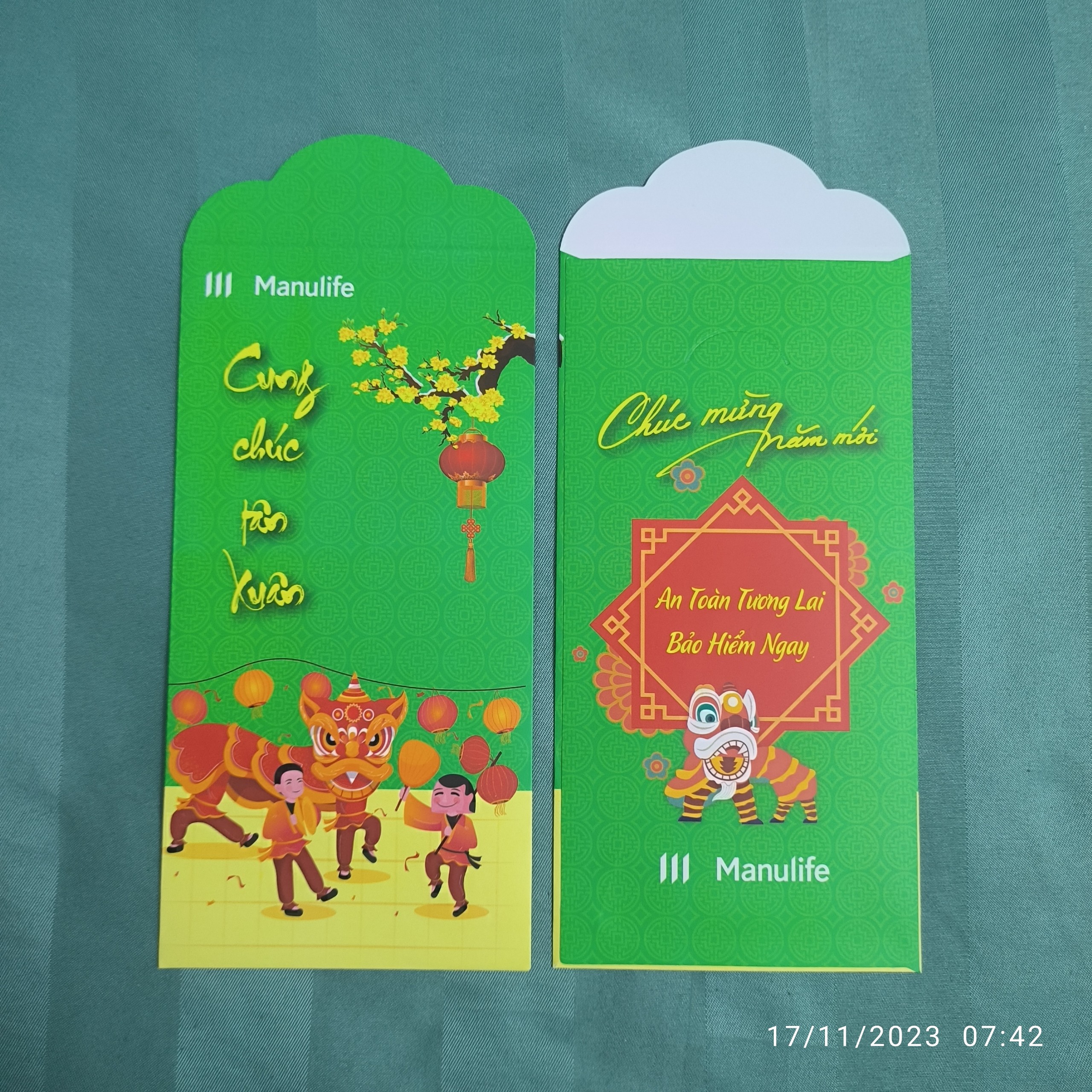 [HCM] Combo 50 bao lì xì  (Manulife)