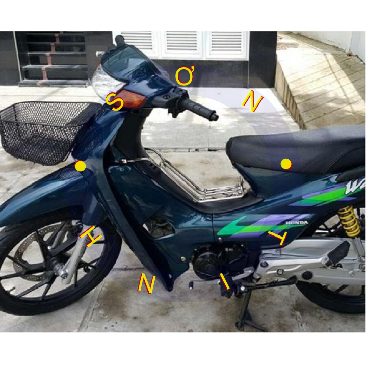 Sơn xịt Samurai màu xanh nhớt Wave H612