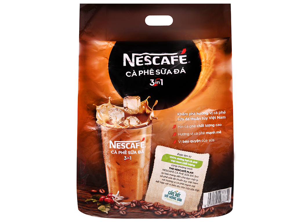CÀ PHÊ SỮA ĐÁ NESCAFE 3 IN 1-HỘP 500G