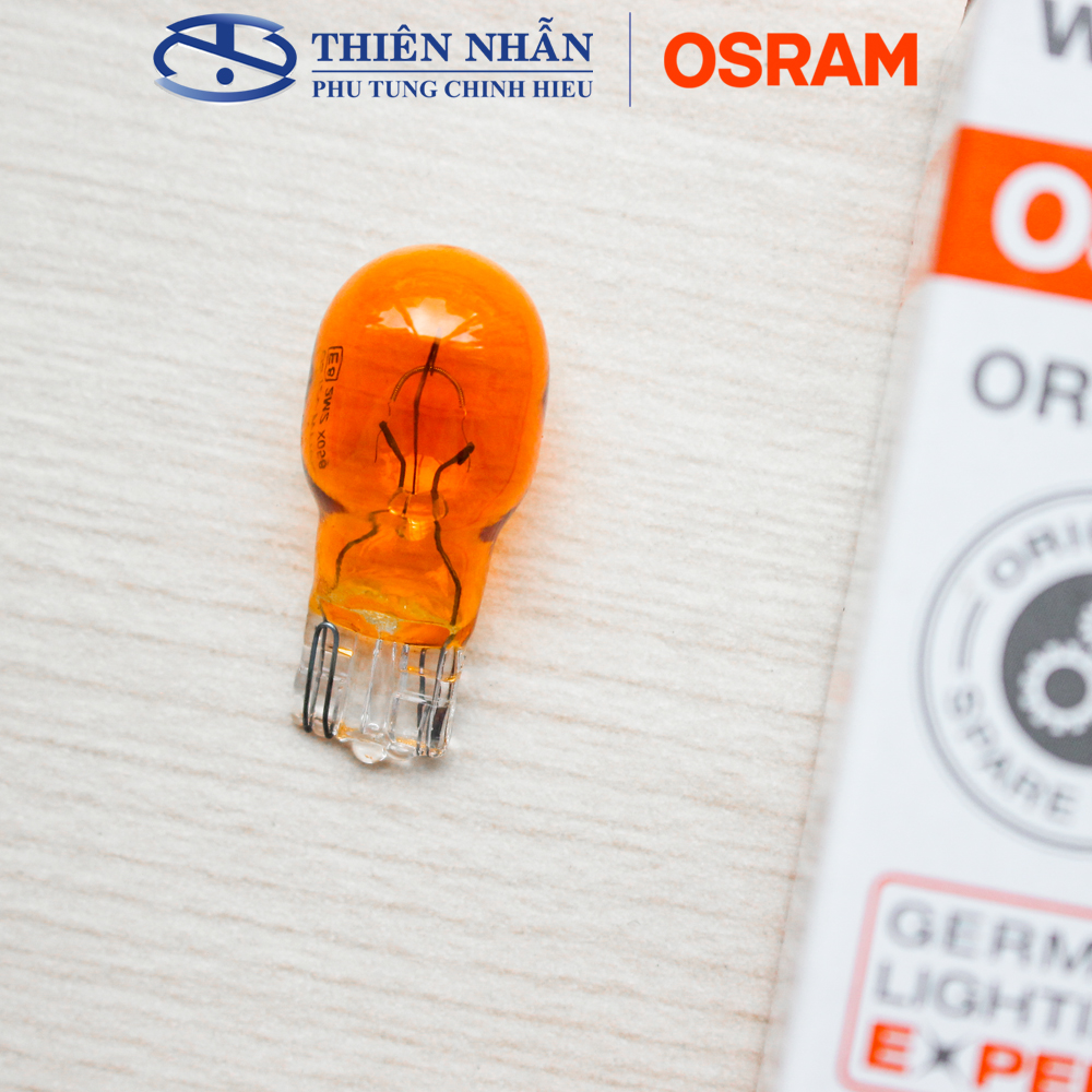Bóng đèn Halogen OSRAM T13 xi nhan vàng nhiều dòng xe máy Wave, Dream, Future,..(92910A)