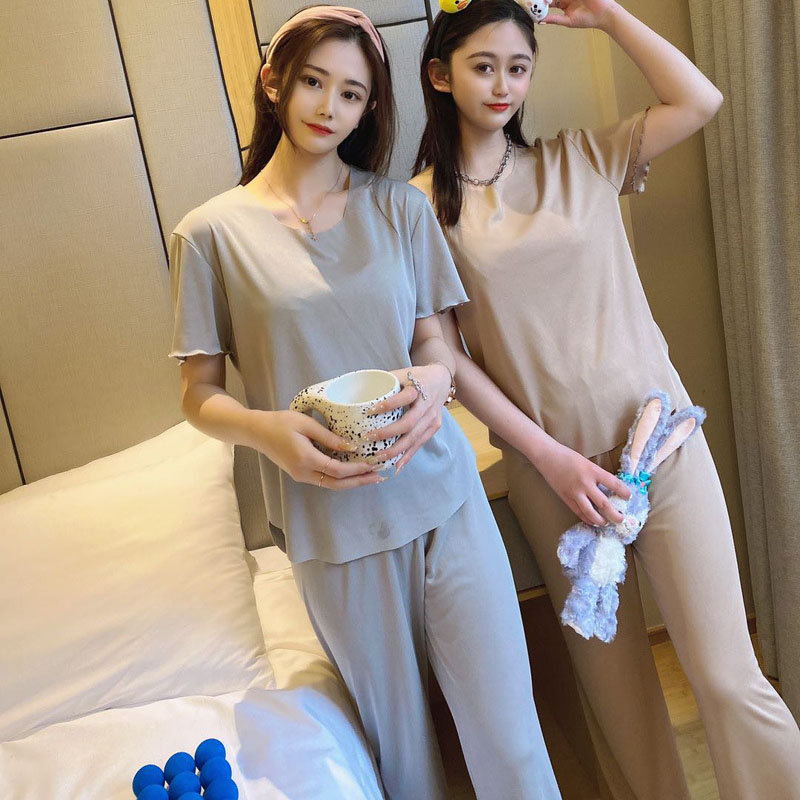 [MẪU MỚI 2023] Đồ bộ mặc nhà chất thun tăm gân tăm cao cấp