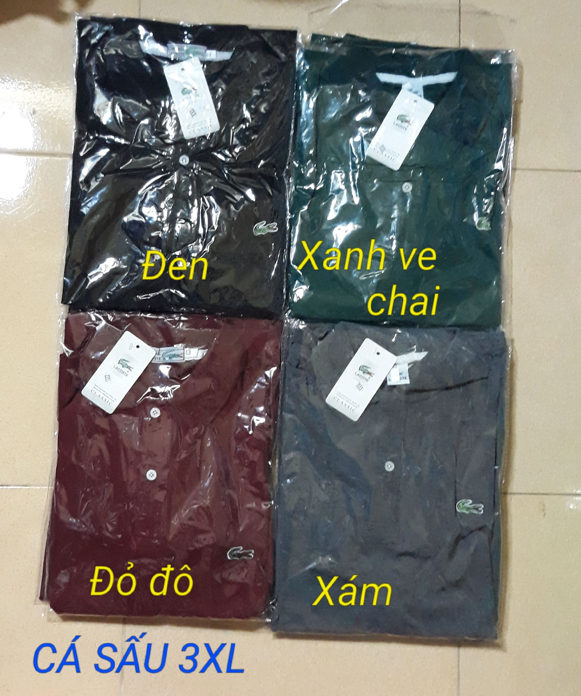Áo thun nam cá sấu