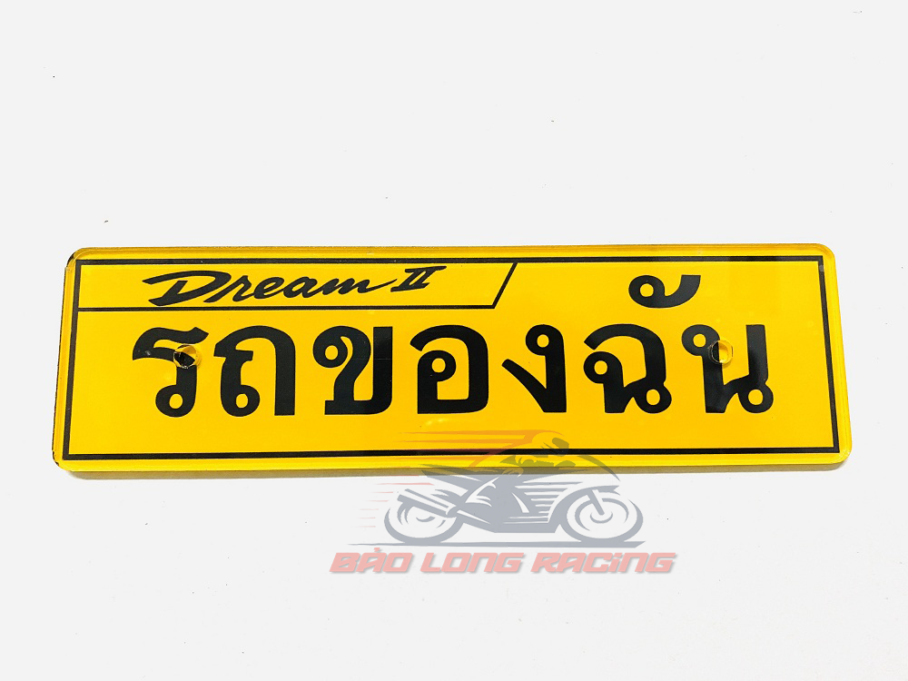 Bảng tên Thái gắn DREAM siêu rẻ tặng kèm pass và ốc gắn