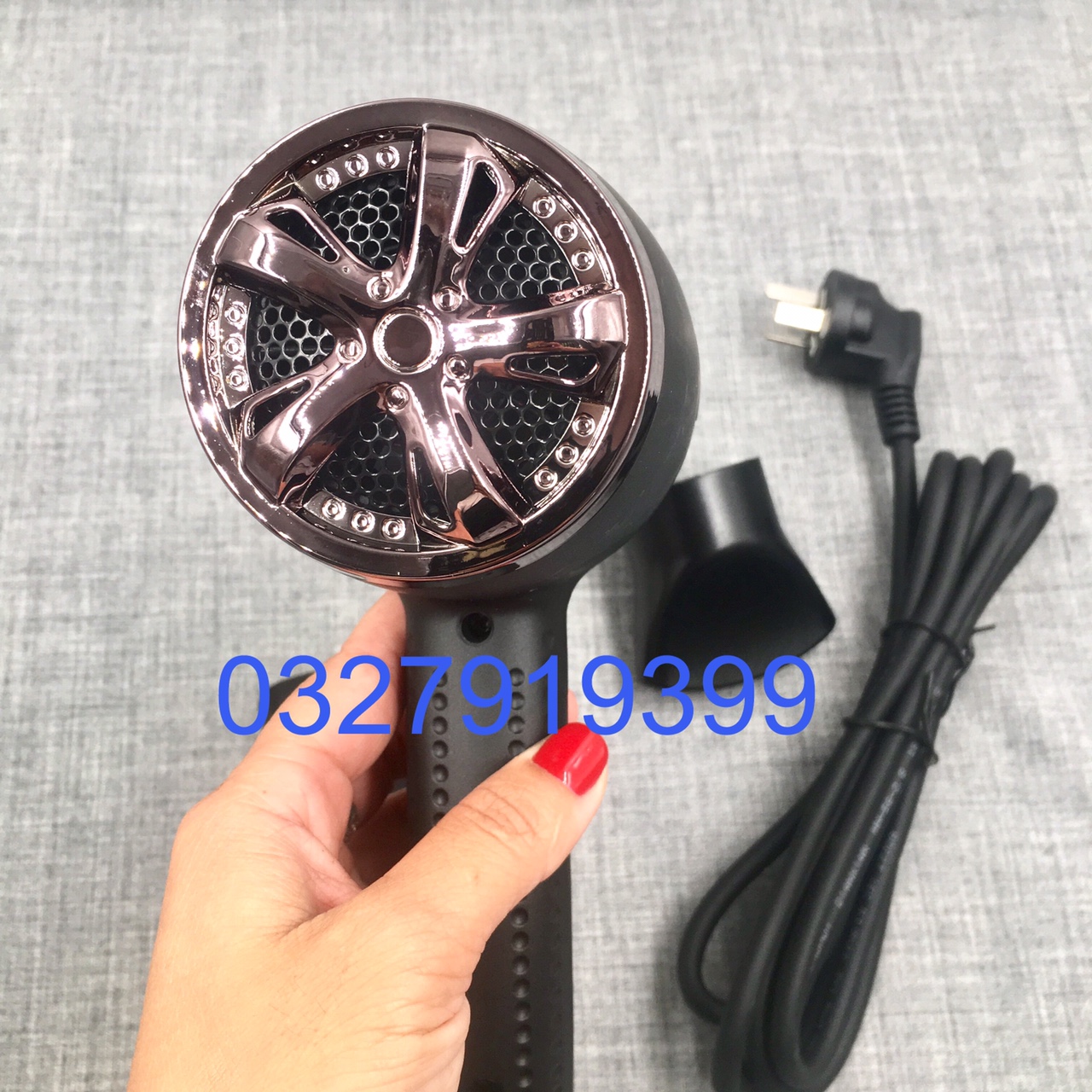 Davines Máy Sấy Tóc Cao Cấp 6690 2500W Chuẩn Salon Điều Tiết Ion Tăng Bóng Mượt Tóc Chống Tĩnh Điện 220V-50/60Hz bảo hành 3 tháng